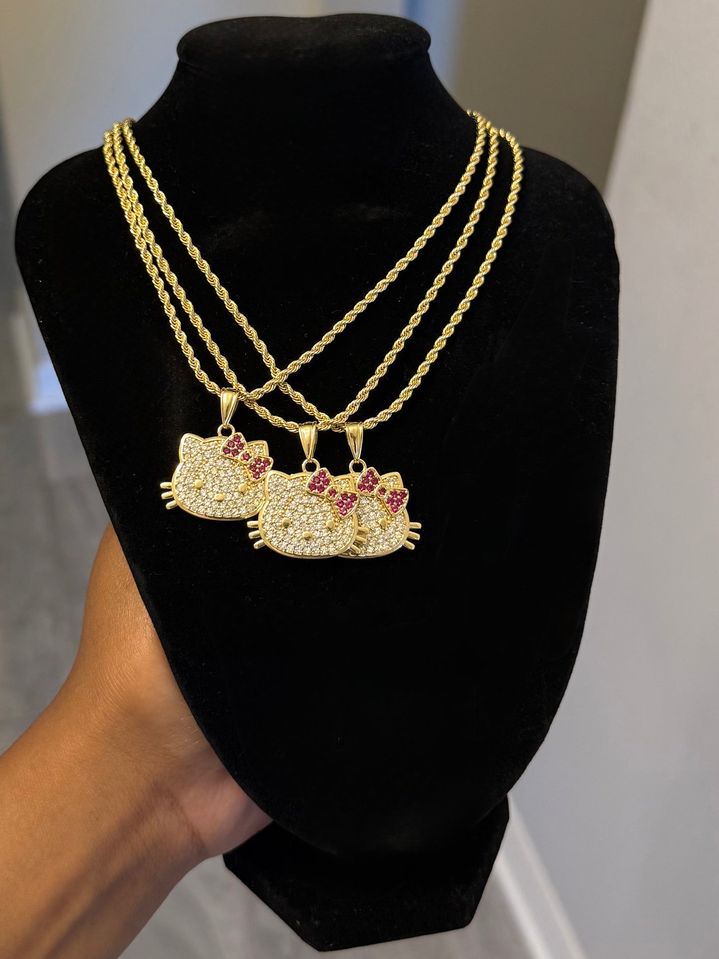 HK DIAMOND FACE CHAIN