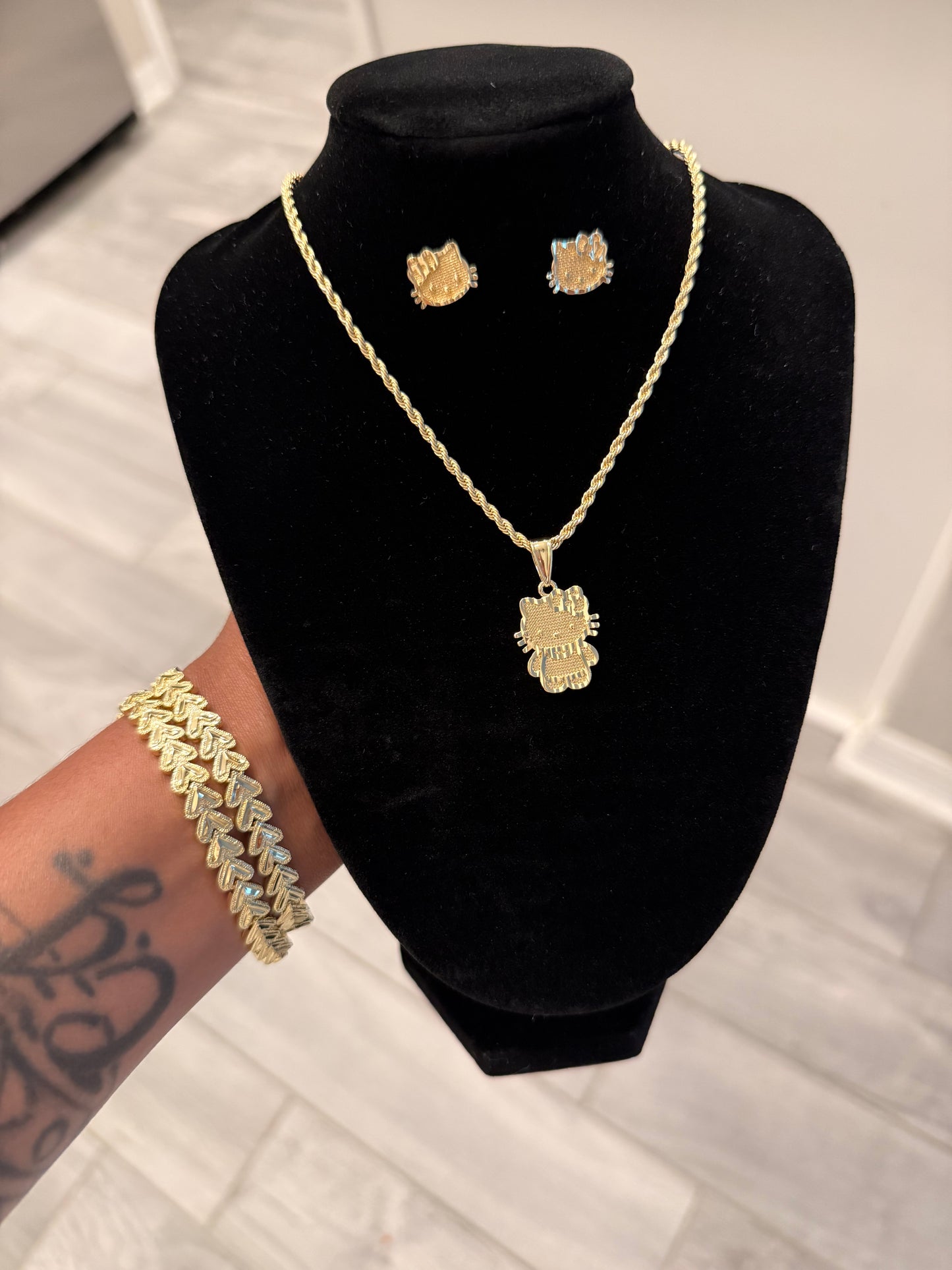 MINI KITTY NECKLACE SET